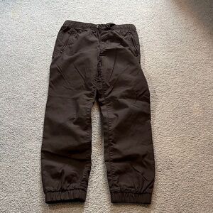 Old Navy Black Men's Drawstring Joggers with Zippered Pockets
